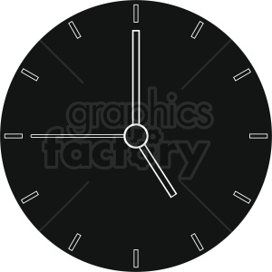 clock vector design