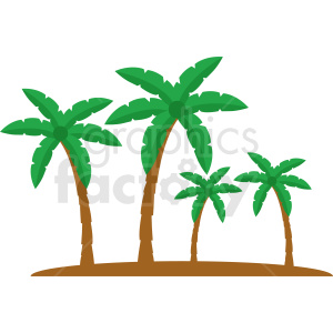Vector Palm Trees Clipart Commercial Use Gif Jpg Png Eps Svg Ai Pdf Clipart Graphics Factory