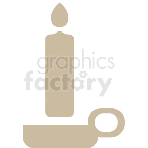 candle vector silhouette clipart