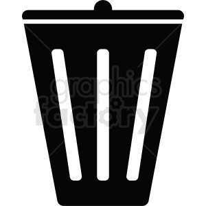 black white trash icon design