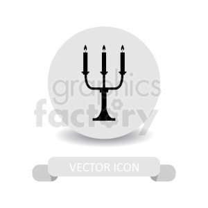 candle sticks vector icon