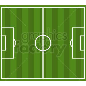 soccer field vector graphic