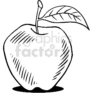 Black And White Apple Vector Clipart Royalty Free Gif Jpg Png Eps Svg Ai Pdf Clipart 413301 Graphics Factory