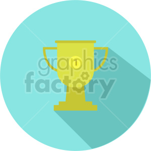 trophy vector icon graphic clipart 3