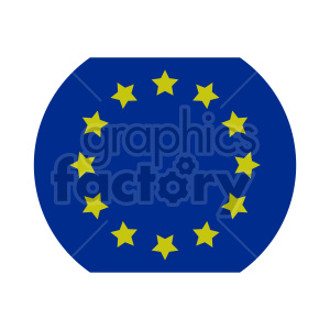 Flag of Europe vector clipart 06
