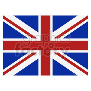 Great Britain flag vector clipart 03