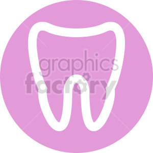 tooth icon vector set