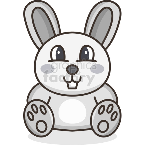 Cute Gray Bunny