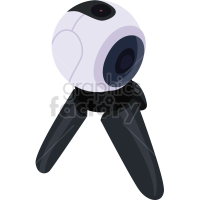 Spherical Digital Camera on Tripod