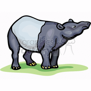 Malayan Tapir Cartoon