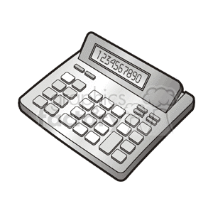 Calculator with LCD Display