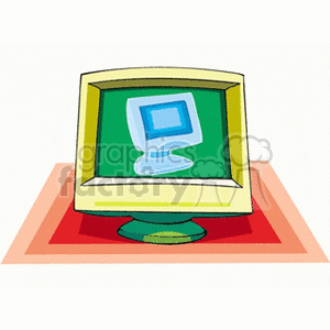 Cartoon Computer Monitor