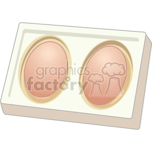 Clipart illustration of a makeup powder box