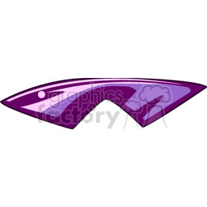 A stylized clipart image of a pair of purple sunglasses, with strong lines