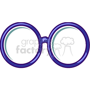 Round Purple Eyeglasses