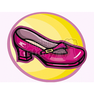 Pink Heeled Shoe