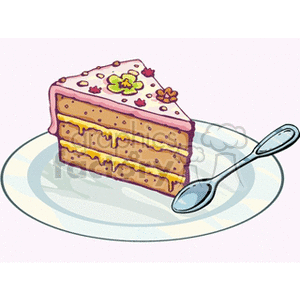 a slice of birthday cake