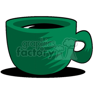 Green Cup of Hot Beverage