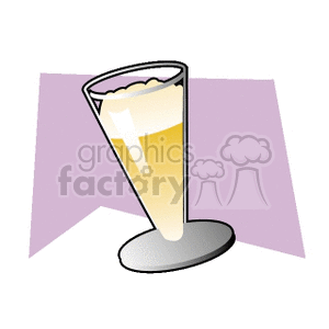 Frothy Beverage Glass