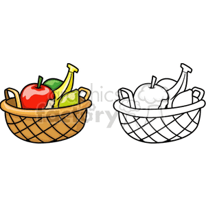 Colorful Fruit Basket