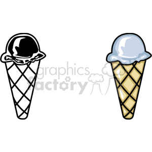 Ice Cream Cones Duo