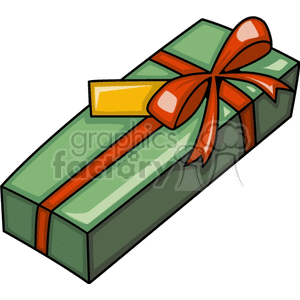 Green Christmas Gift Box