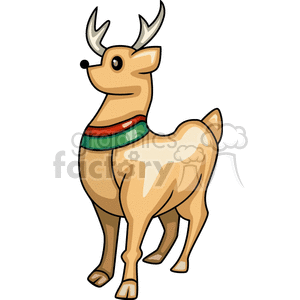 Cartoon Reindeer for Christmas