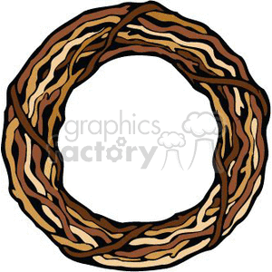 Wooden Twig Wreath
