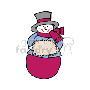 Cheerful Snowman