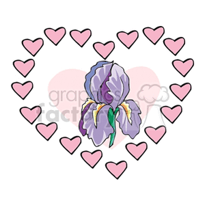 Valentine's Day Heart and Flower