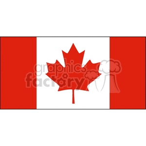 Vector Candian flag