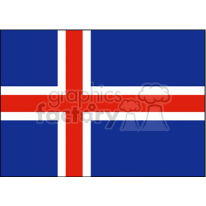 Iceland National Flag