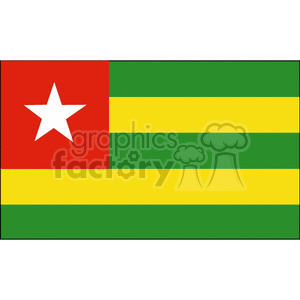 Togo National Flag - International Symbol of Togolese Pride