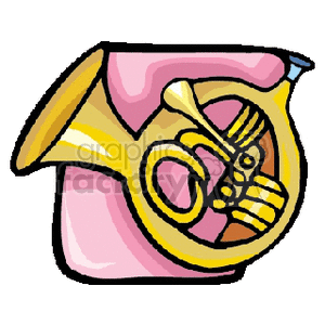 Colorful French Horn