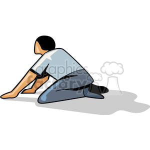 Praying Person Kneeling