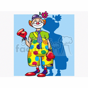 Colorful Circus Clown