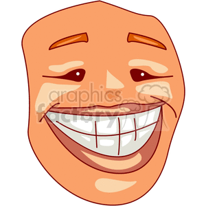 Cartoon Smiling Face