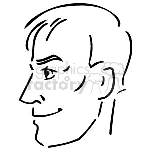   The image is a clipart of a man