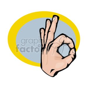 Hand Gesture OK Sign