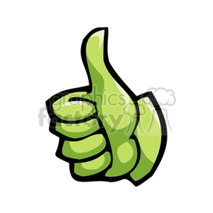 Cartoon Thumbs Up