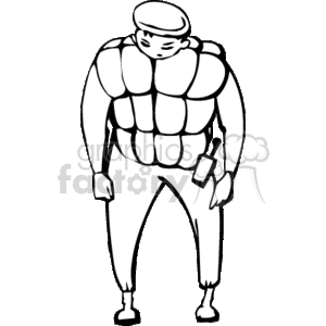 Person in Tactical Gear or Body Armor