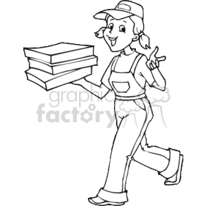 Pizza Delivery Girl