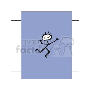 Stick Figure Running