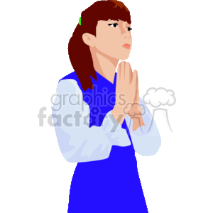 Young Girl Praying