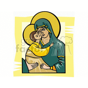 Religious Mother and Child