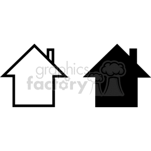 house outline clipart. #166424 | Graphics Factory