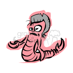 Cartoon Scorpio Zodiac Sign