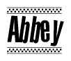 Abbey Nametag