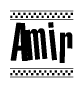 Amir Racing Checkered Flag