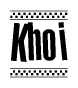 Khoi Checkered Flag Design